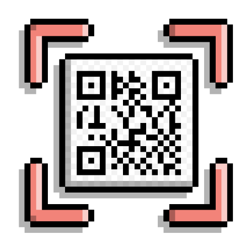 Illustration of a QR code