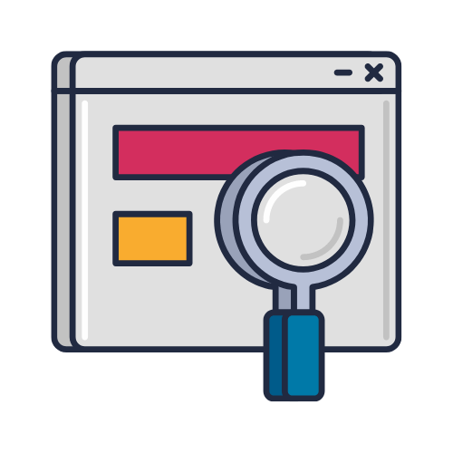 Illustration of using the search tool online
